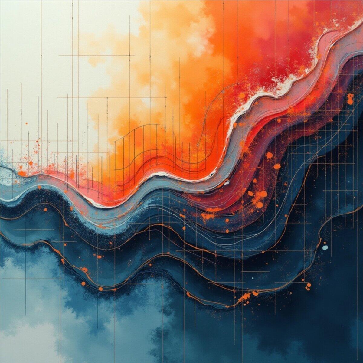 Abstract artwork: Quantum Garden Emergence in Abstract Expressionism style