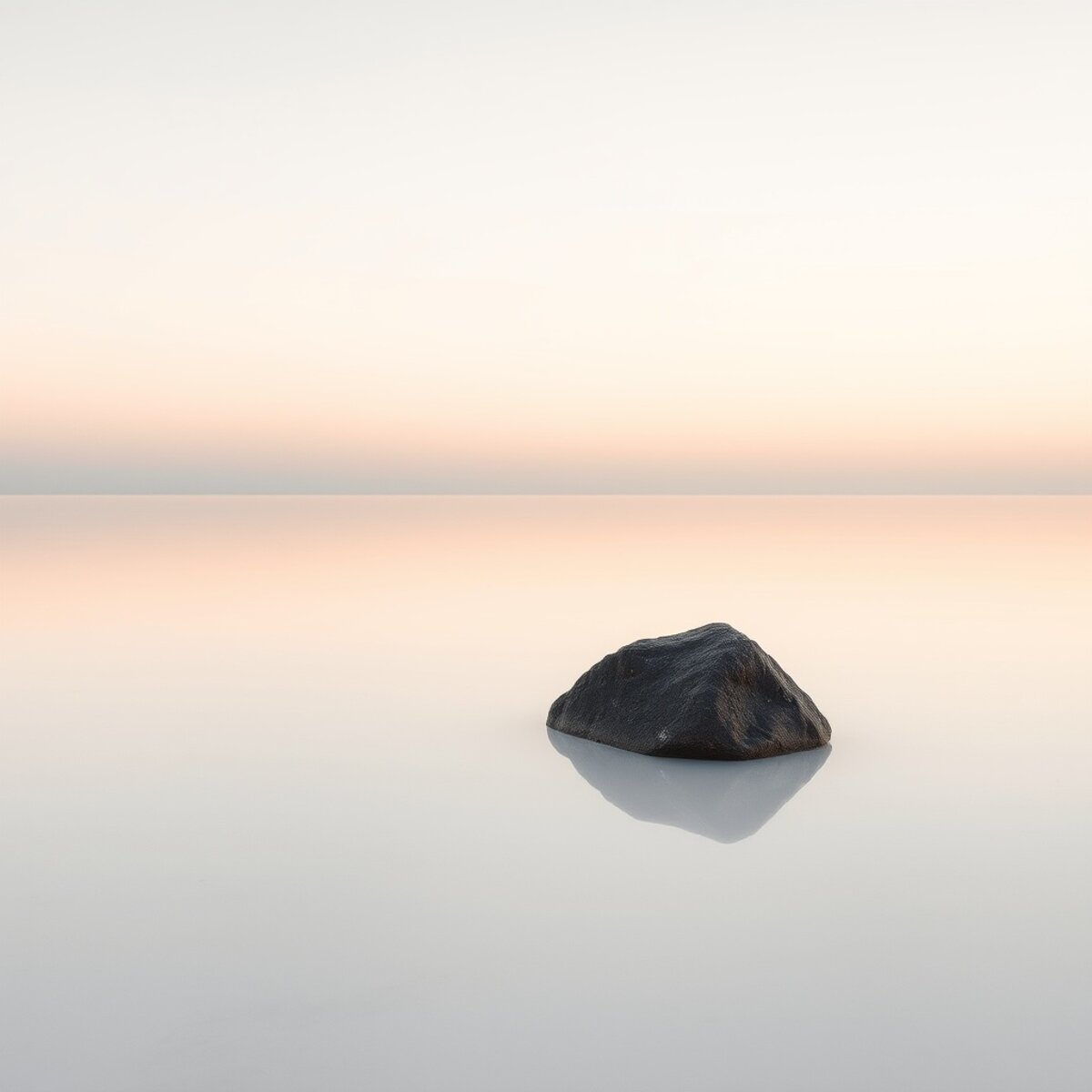 Landscapes artwork: The Long Shallows in Minimalism style