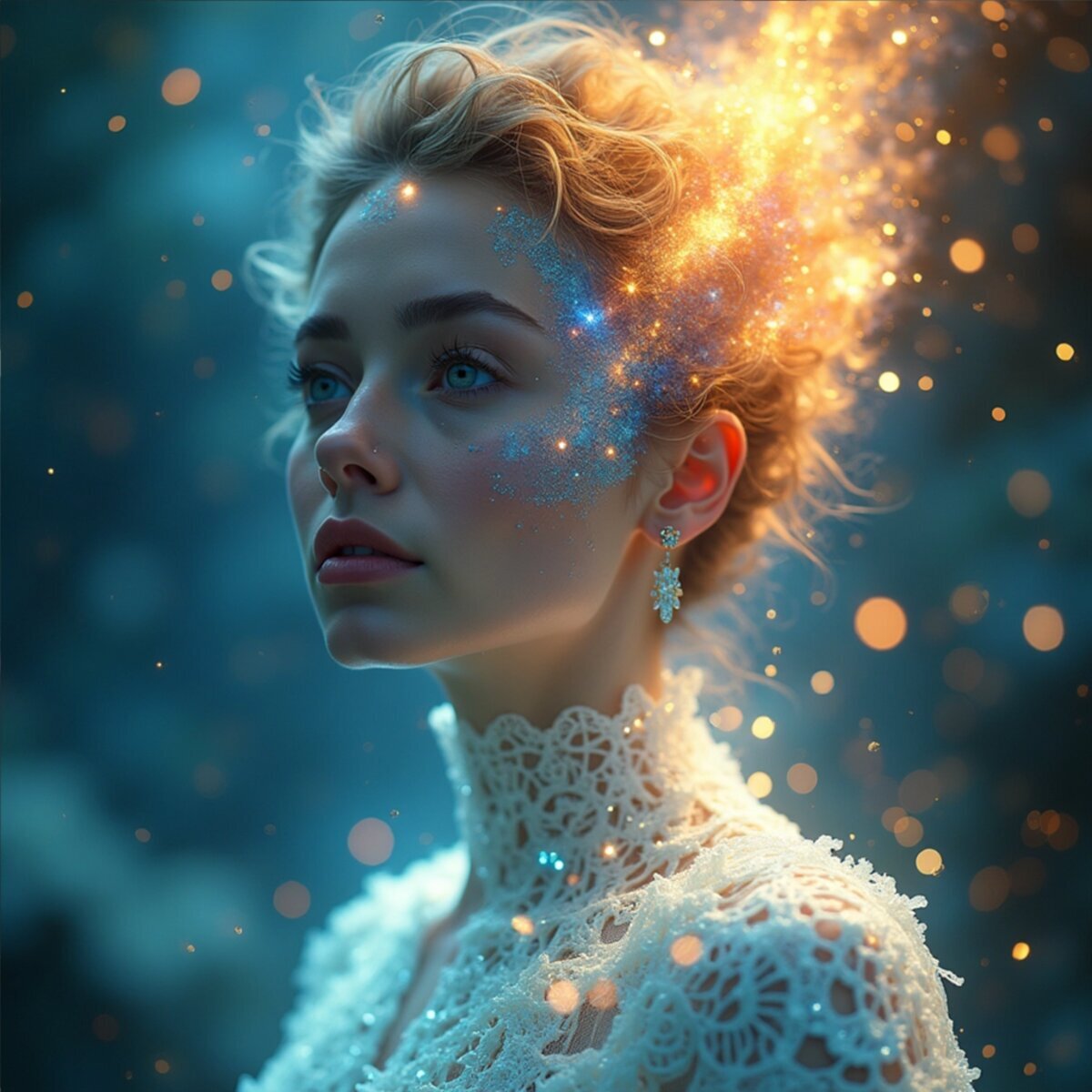 Portrait artwork: Crystalline Transcendence in Ethereal Fantasy style