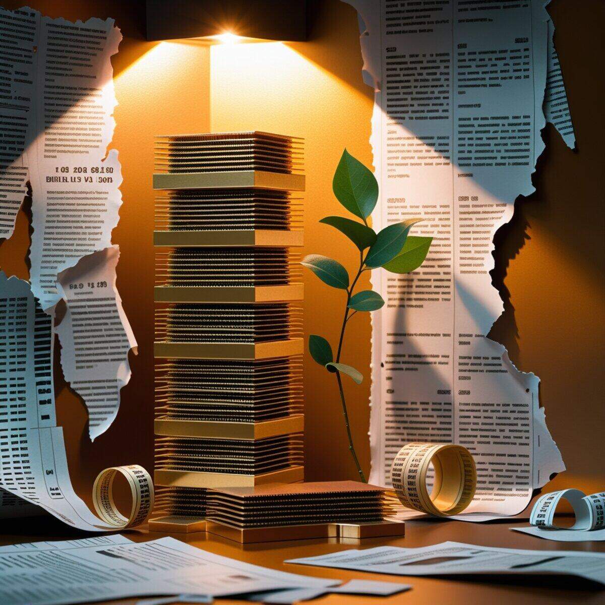 Still Life artwork: The Allocation in Collage art style