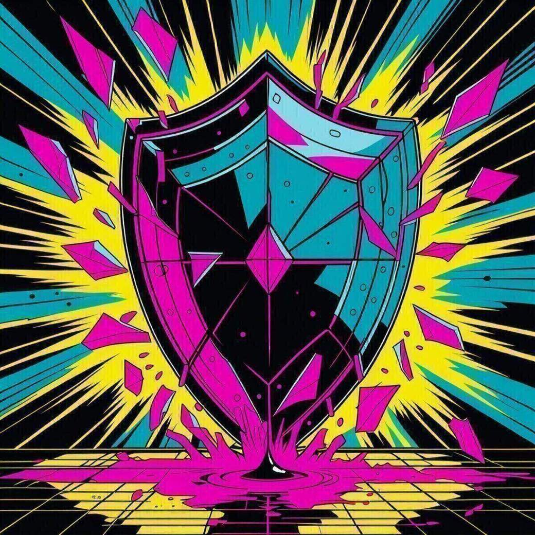 Surreal artwork: The Dissolution of Alignment in Pop art style